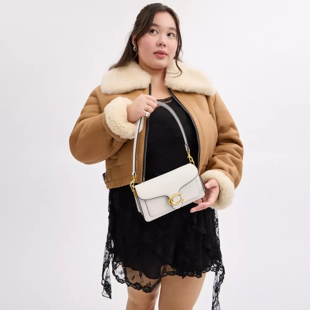 COACH СУМКА ЧЕРЕЗ ПЛЕЧО TABBY 20, БЕЛЫЙ