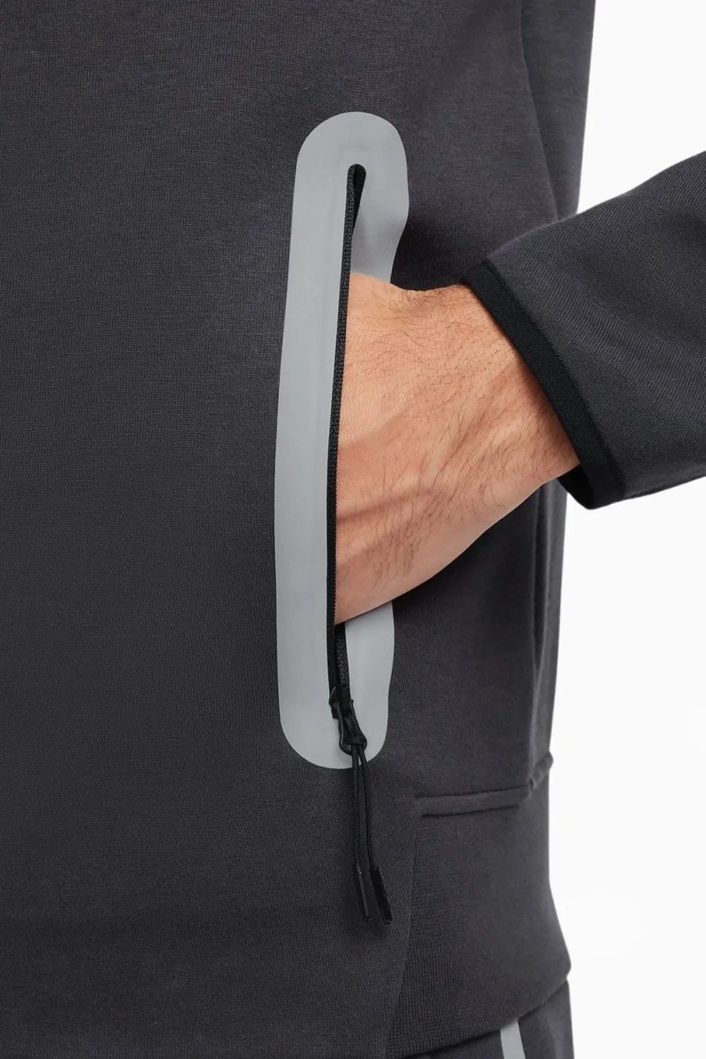 Кофта Nike Sportswear Tech Fleece Windrunner - серый