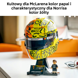 Конструктор LEGO Editions Sports 43023 Шлем Лэндо Норриса McLaren F1 Team — фото 4