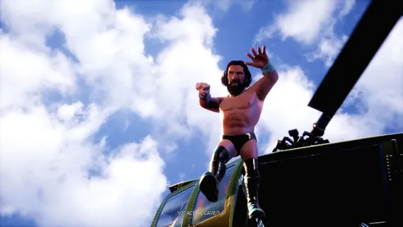 WWE 2K Battlegrounds (Nintendo Switch, Английская версия, Б/У)