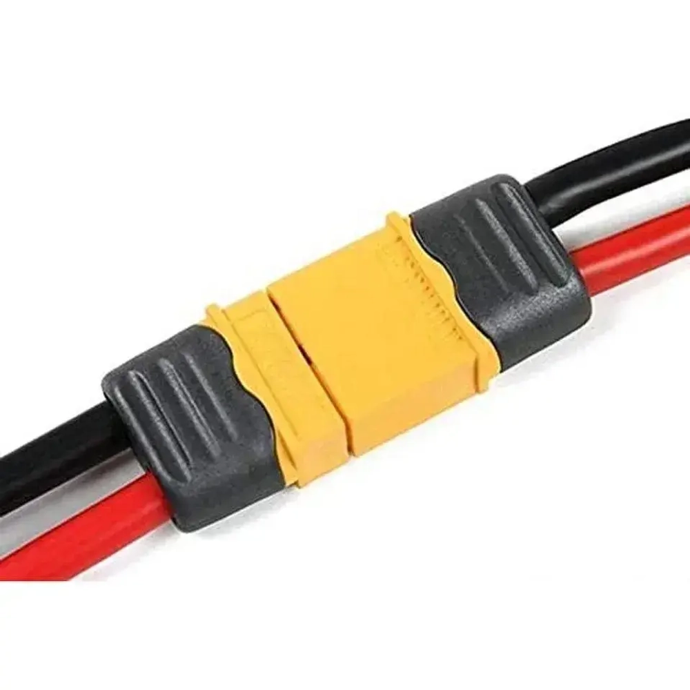 Разъем Xt 60 с кожухом 10 шт. Комплект из пары двух-контактных разъемов Xt 60 (мама + папа; 5 пар, 10 шт.))