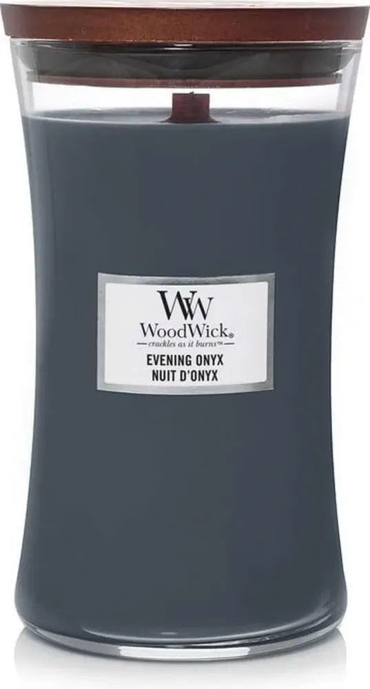 WOODWICK LARGE HOURGLASS EVENING ONYX NL CANDLE 609 GR