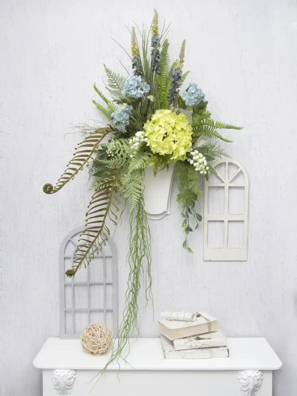 Искусственные цветы для декора в кашпо