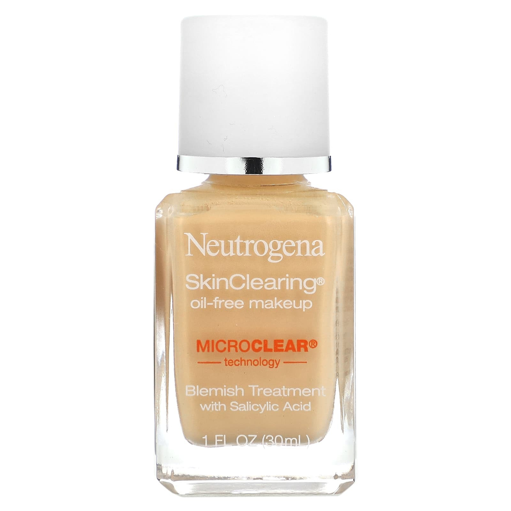 Neutrogena, Очищение кожи, безмасляная косметика, классическая слоновая кость 10, 30 мл (1 жидк. унц.)