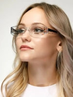 Прозрачная оправа для очков с диоптрией