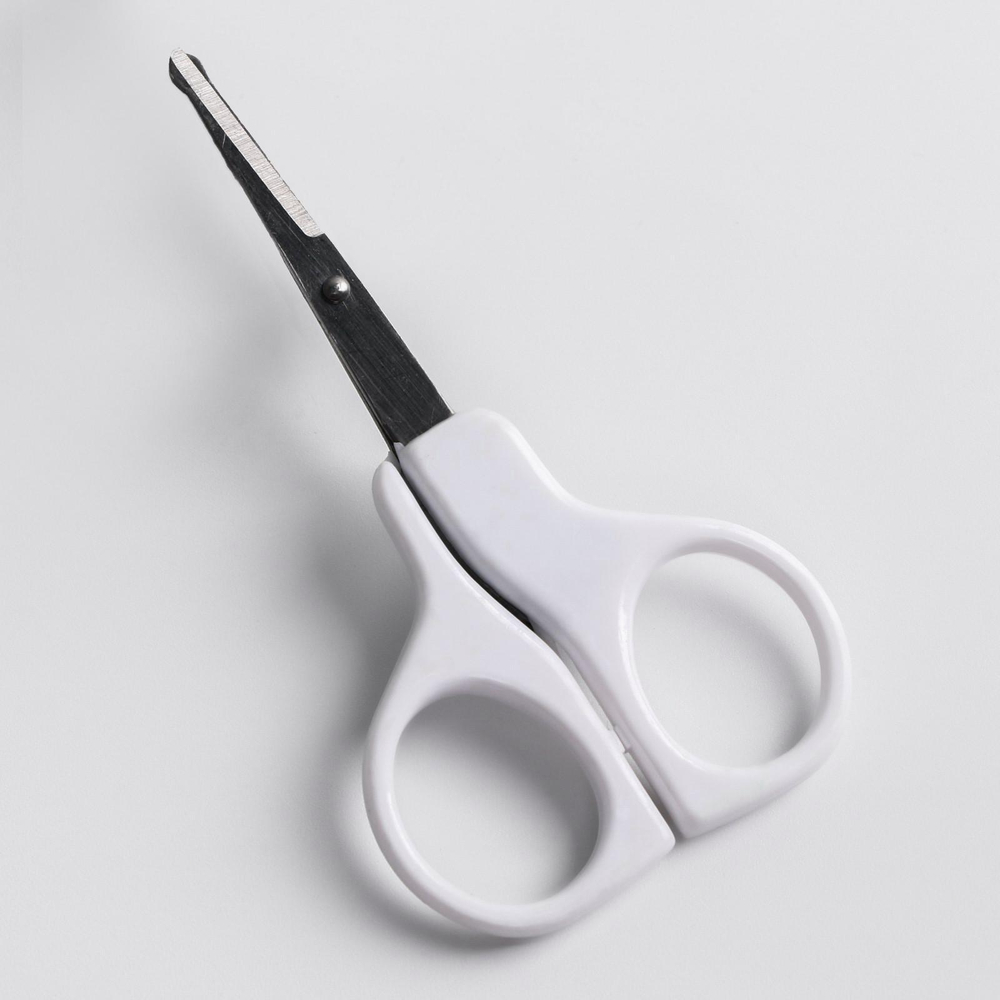 5231427 Ножницы детские, маникюрные, цвет белый