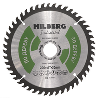 Диск пильный Hilberg Industrial Дерево 200*30*48Т HW201