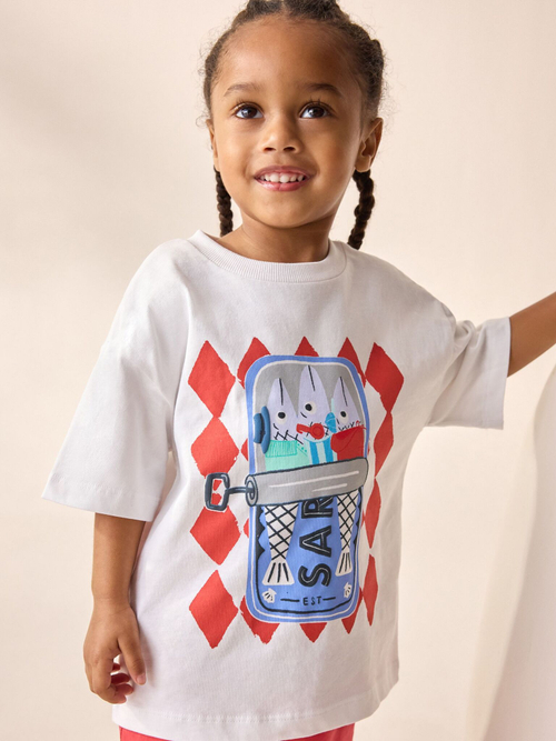 Футболка для мальчика Next E98-473, Белый