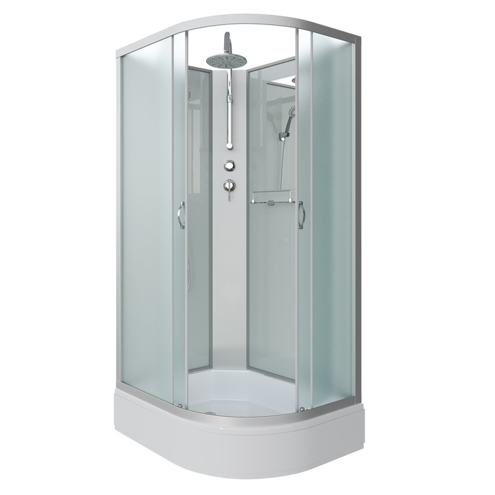 Душевая кабина Niagara Classic NG-33974-14LBKT (90х70х210) средний поддон(26см),стекло матовое,4 места