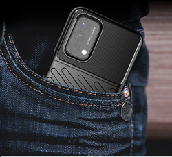 Защитный чехол черного цвета для смартфона OnePlus Nord N200 5G, серия Onyx от Caseport