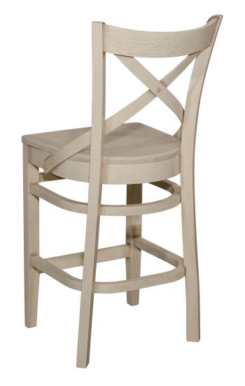 Стул полубарный Соло-ПБ (дуб/тон 900/жесткое сиденье)