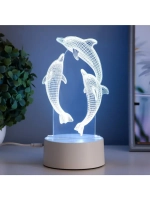 Светильник сенсорный «Дельфины» LED 7 цветов USB/от батареек