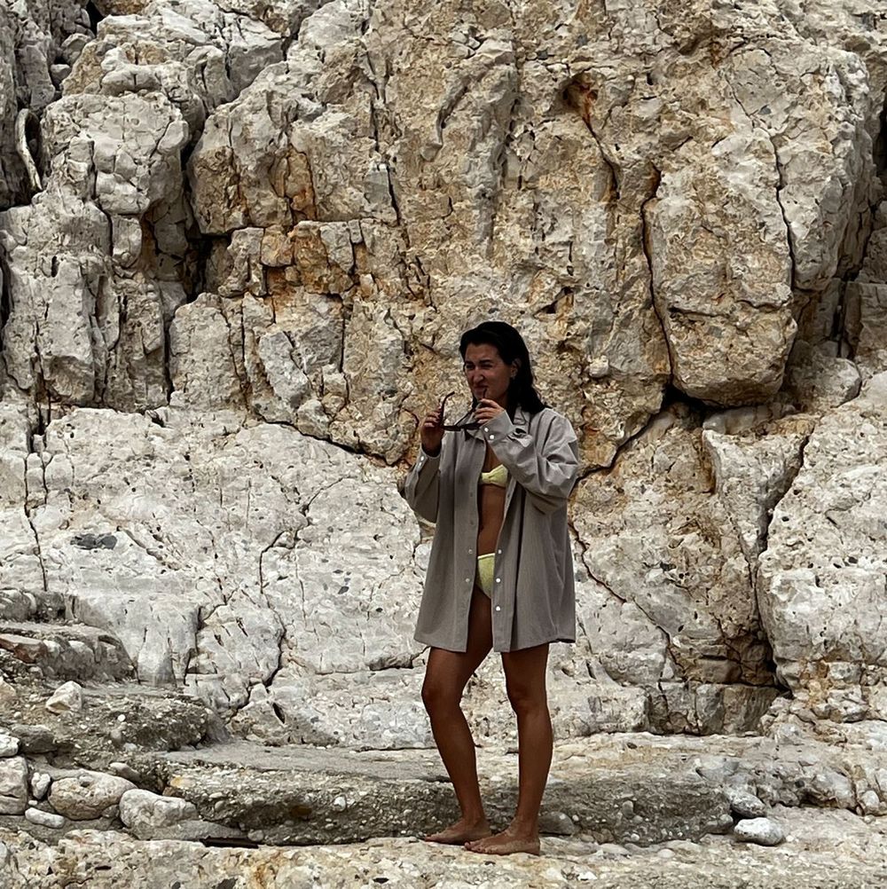 Рубашка Смерч #4 Вельветовая Бежевая