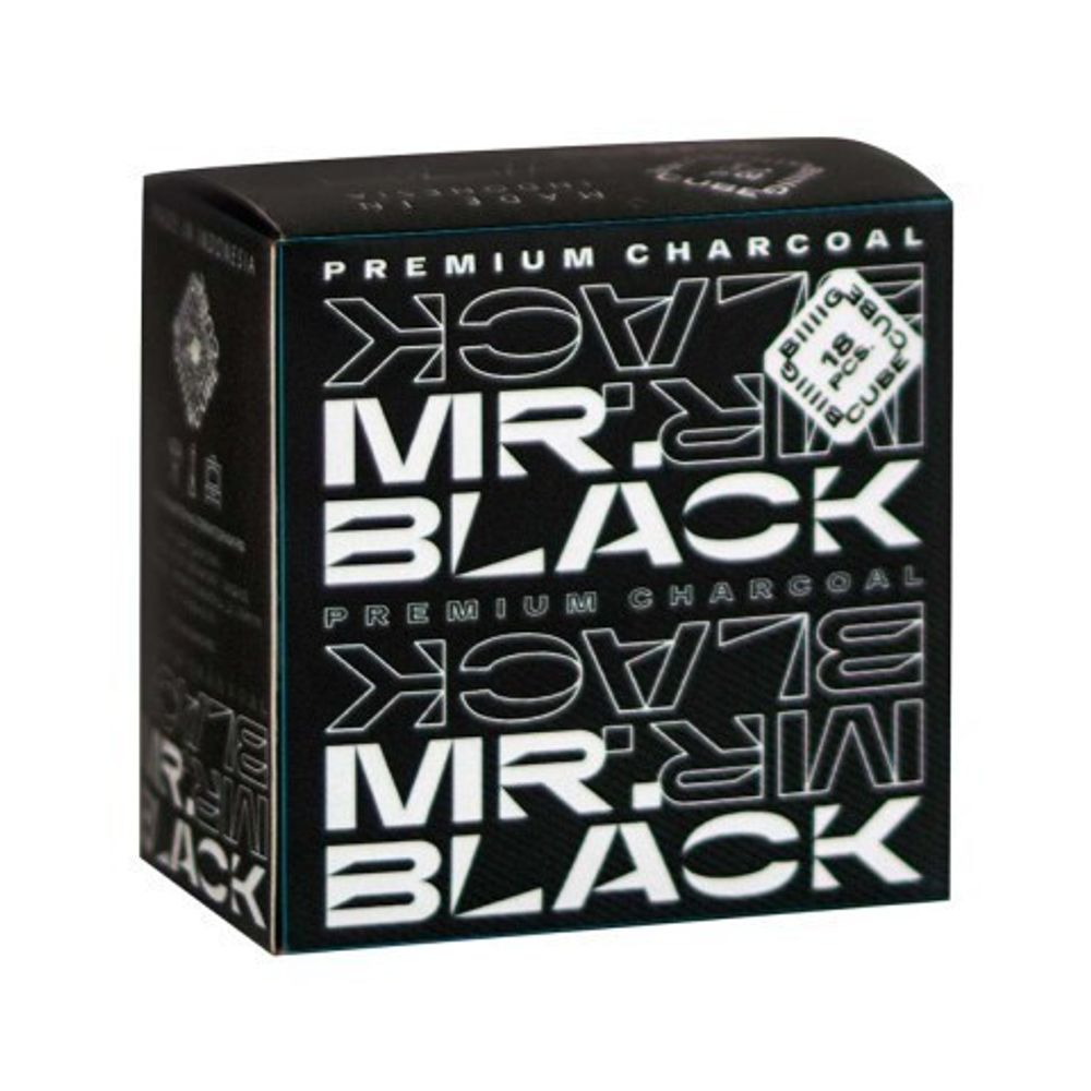 Уголь Mr.BLACK 250г 25мм 18шт