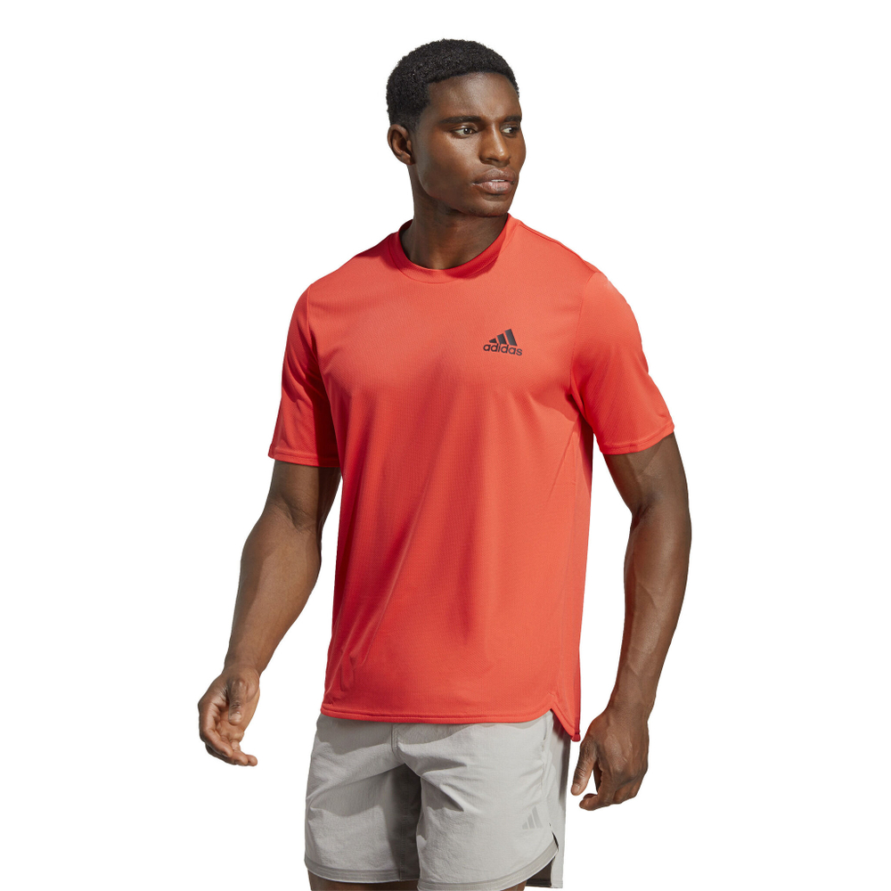 Мужское теннисное поло adidas D4M T-Shirt Men - Orange