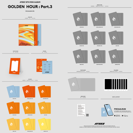 Альбом ATEEZ - GOLDEN HOUR : Part 3 [POCAALBUM VER.]
