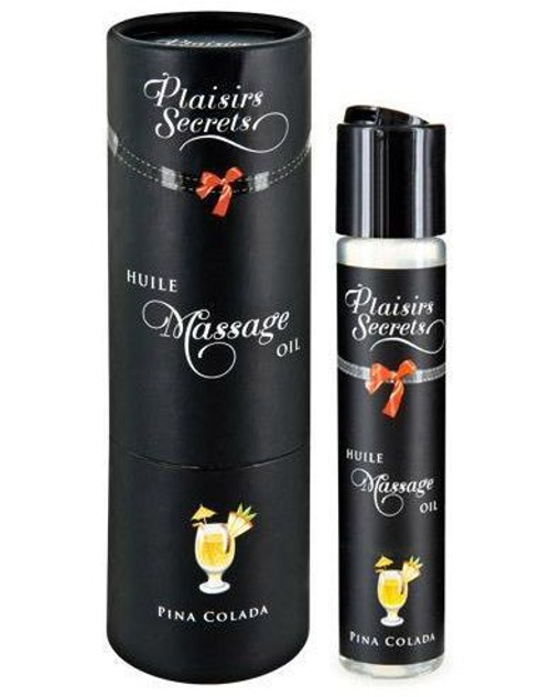 Массажное масло Plaisir Secret Pina Colada, съедобное, 59 мл