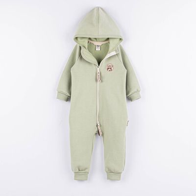 Warm hooded jumpsuit with flap - Desert Sage