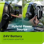 Вентилятор с гибридным питанием Greenworks G24FAN (без АКБ и ЗУ) 3503407