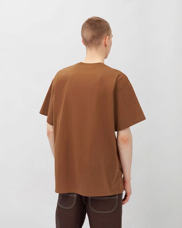 Футболка Big Textlogo 206 Коричневая - фото 4