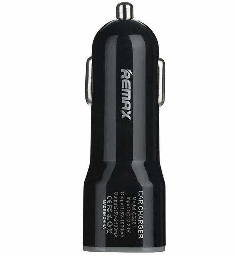 АЗУ USB Car Charger Remax CC-201 (2xUSB/2.1A)