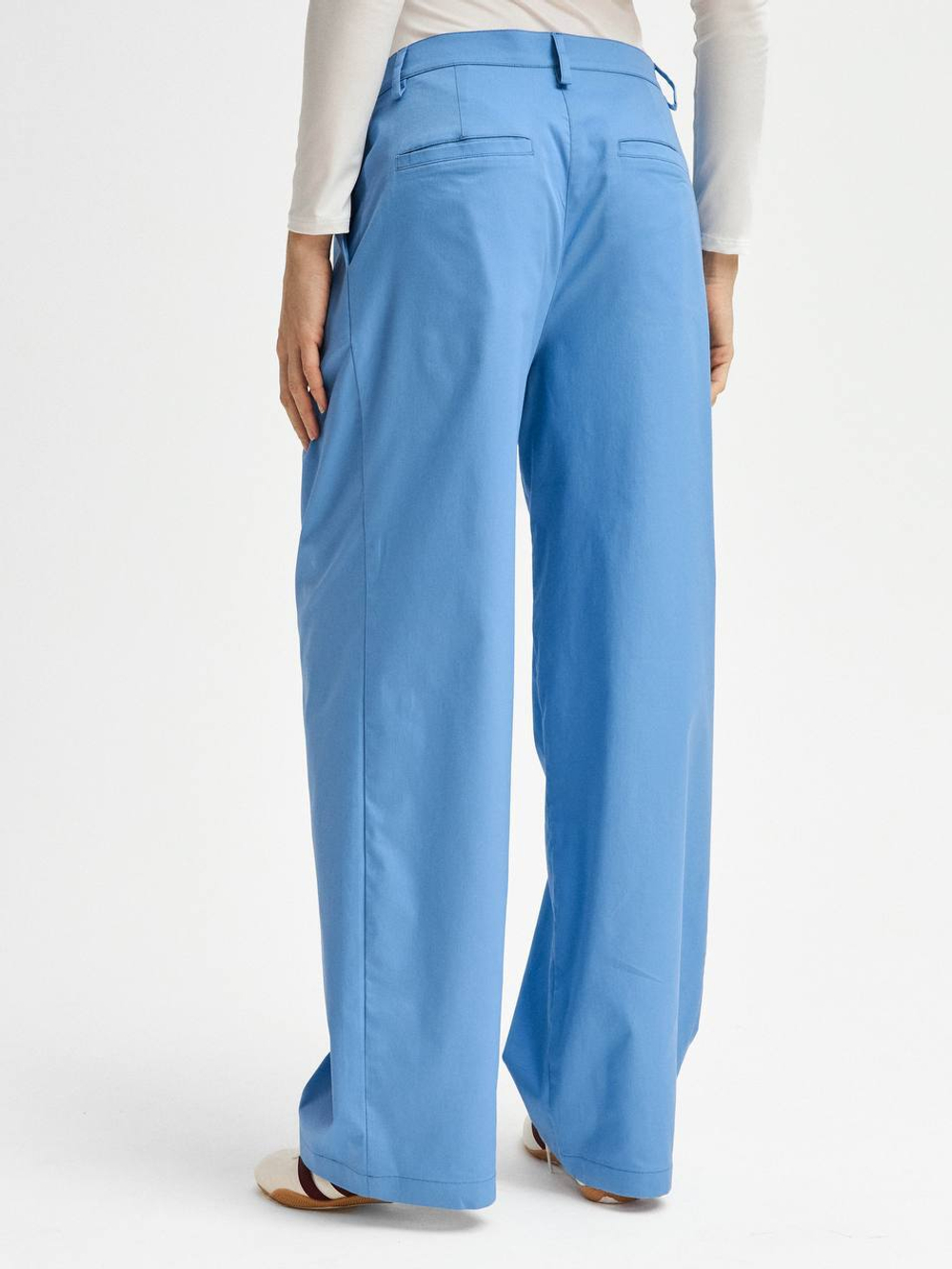 Брюки медицинские женские Юми, эйр блю хлопок