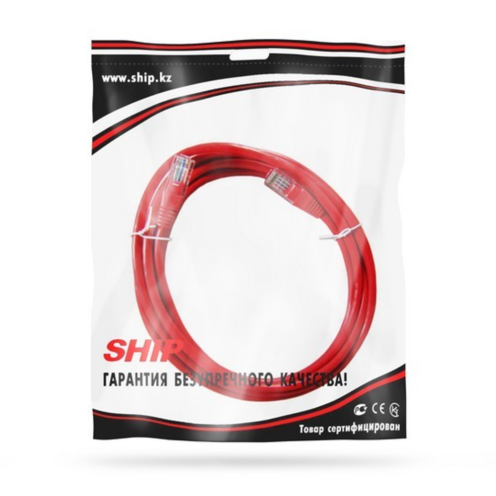 Патч Корд SHIP Cat.5e UTP LSZH RJ-45 2 м S3025RD0200-P