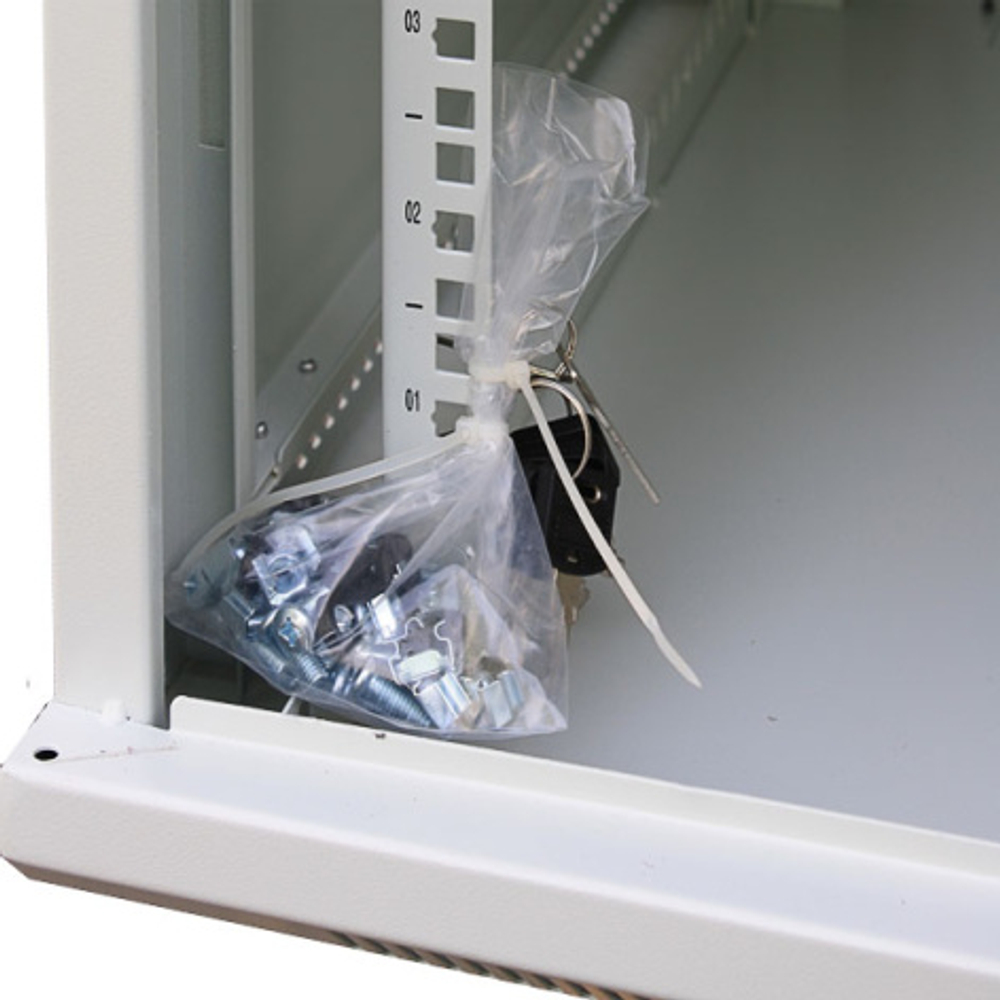 Шкаф настенный 19", 22U Cabeus SH-05F-22U60/60-R