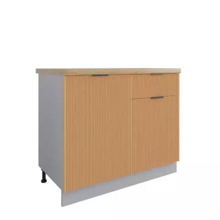 Кухня Модуль СШ 1000 Мелисса Горчица Скин