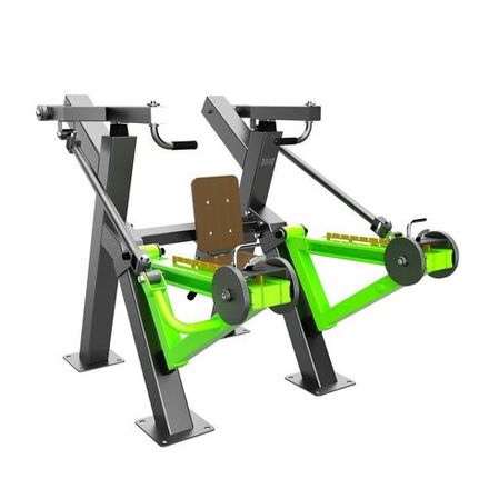 Power-1801.1 Уличный тренажер Жим вверх с переменной нагрузкой ZAVODSPORTA