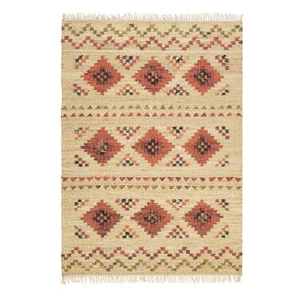 Ковер из шерсти по мотивам башкирских орнаментов 160х230см Tkano Cultural Heritage