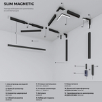 Slim Magnetic Трековый светильник 3W 4000K Cami белый 85522/01 85522/01