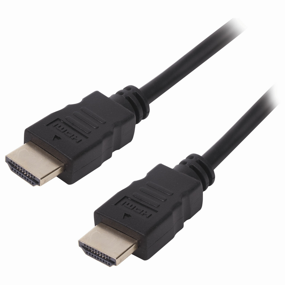 Кабель HDMI AM-AM 3 м SONNEN ver1.4 FullHD 4К для ноутбука компьютера ТВ-приставки монитора телевизора проектора черный (2 штуки в упаковке)