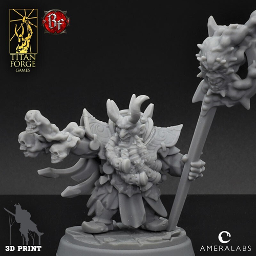 Grand Alliance Chaos Slaves to Darkness Chaos Dwarfs миниатюра для dnd, днд, pathfinder, фентези, Настольная игра, НРИ, Варгейм, РПГ