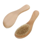 Щетка для обуви деревянная с натуральным ворсом «Выгодная», цвет бежевый, 16,5см