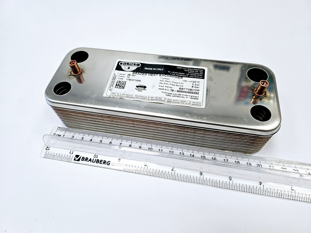 Теплообменник ГВС (16пл.) BAXI Eco-3/Luna-3/Luna Duo-Tec... (арт. 711613000.Z)