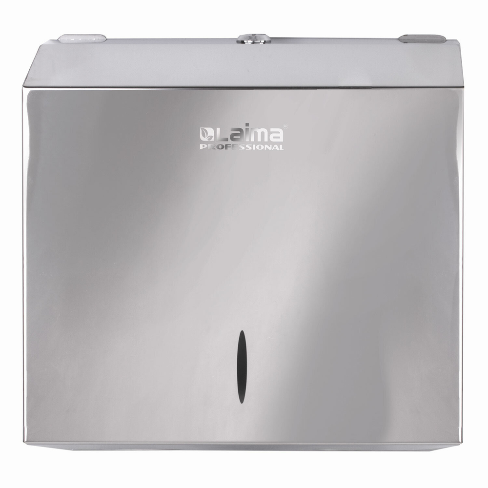 Диспенсер для полотенец LAIMA PROFESSIONAL INOX, (Система H3) V-сложения, нержавеющая сталь, зеркальный.