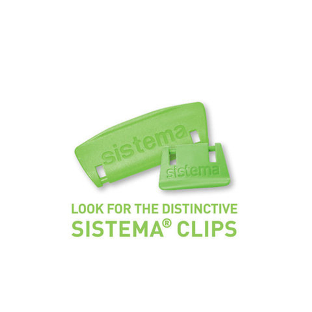 Набор контейнеров 3шт 1.2л Sistema Fresh зеленый