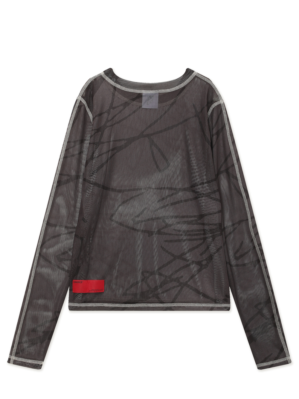 Джемпер Scribble Mesh Top