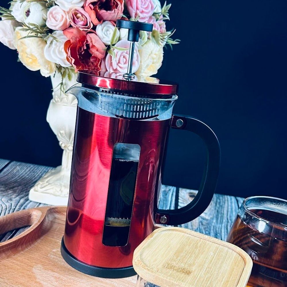 Lenardi 139-020 Френч-пресс 1000мл. в под.уп.(х12)Стекло