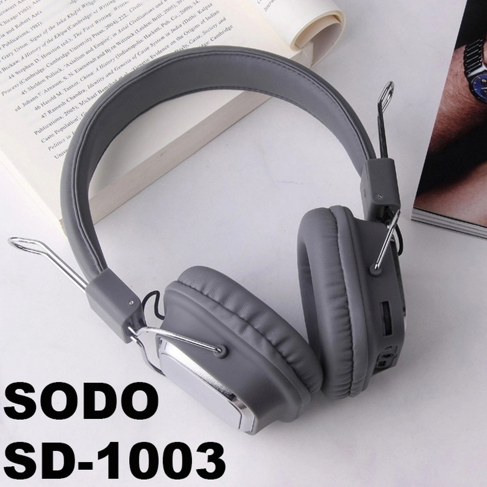 Наушники беспроводные SODO SD-1003 (TF+AUX+FM)