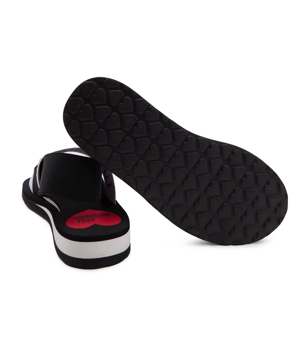 Босоножки EVA30 ELASTICO Love Moschino - черный(JA16033G0IJN4)