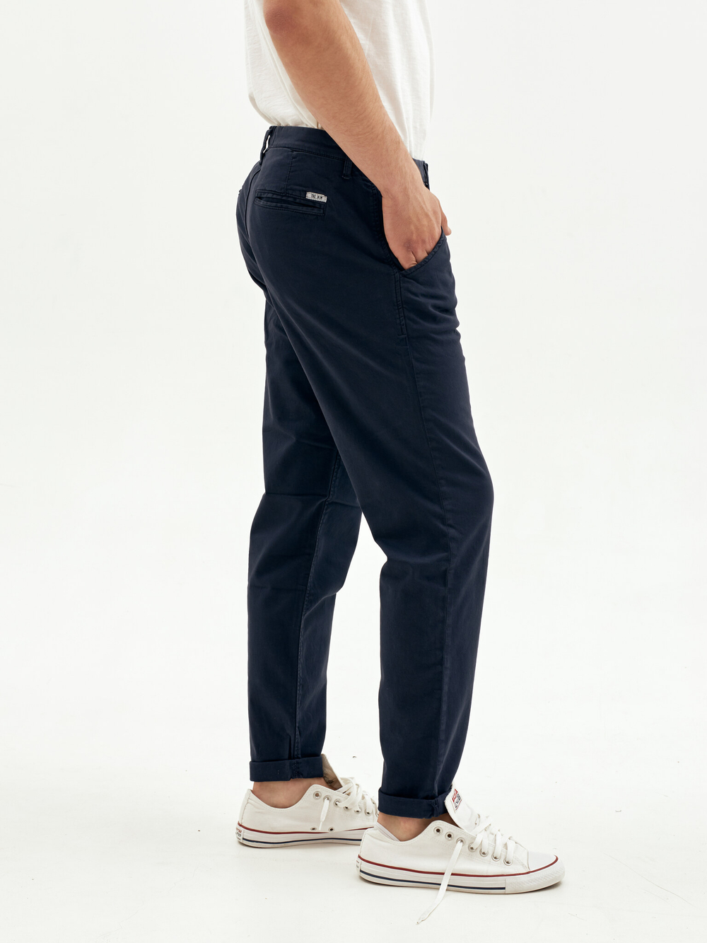 Брюки чинос The.Nim Standard Flat Front Evening Blue
