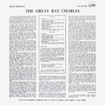 Ray Charles / The Great Ray Charles (Mono)(LP)