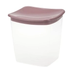 Емкость для сыпучих продуктов квадратная 1л ягодный