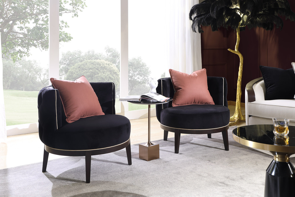 Кресло Ist Casa Кинг, 76х73х72, синий