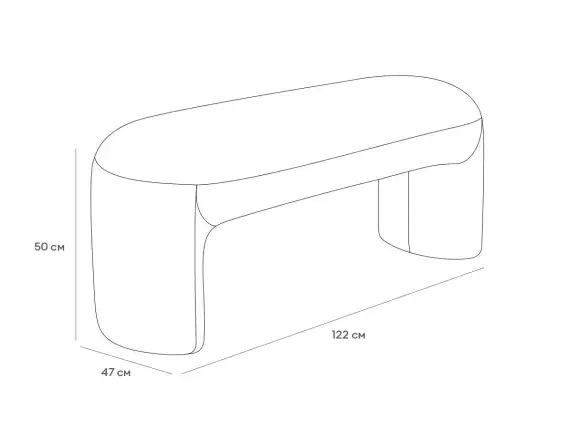 Банкетка Shaggy