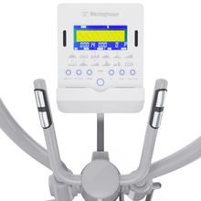 Электромагнитный эллиптический тренажер DFC Westinghouse 13Y, белый, с изменяемым углом наклона