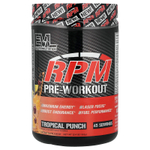 EVLution Nutrition, RPM, предтренировочный комплекс, тропический пунш, 351 г (12,4 унции)