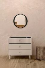 Комод Омега-10 Белый/антрацит